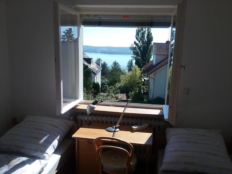 Erholung Mit Seesicht, Terrasse Und Garten Uberlingen Dış mekan fotoğraf